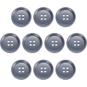 HARFINGTON 12pcs Sewing Button 25mm (0.98") 4 Holes Resin Round Craft Replacement Buttons for Clothing DIY Crafts Decoration, Light Green