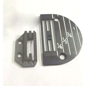 1 Set ~ Industrial Sewing Machine Heavy Needle Plate #143169 & Feed Dog #149165