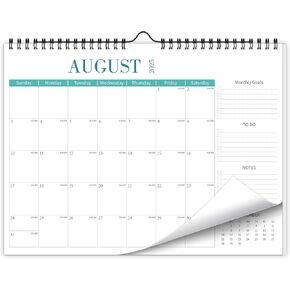 Wall Calendar 2025-2026, 17 Monthly Wall Calendar from August 2025 to December 2026, 14.5" x 11.5" Large Calendar 2025-2026 Vertical for Home&Office Planning