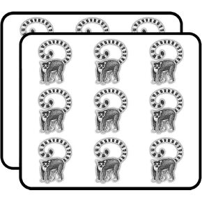 Lemur Sketch 2" 18 Pack Planner Calender Scrapbooking Crafting Stickers