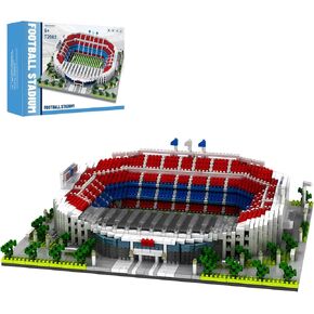 Barcelona Soccer Stadium Building Blocks Sets Toys Football Architecture Model Kits Gifts for Adults Kids Boys 3500+Pieces