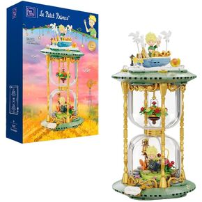 The Little Prince Hourglass Building Blocks Set Construct, Create, Play Building Kit for Adults Home and Office