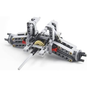 Technical Car Parts Toy Off-Road Rear Suspension System Compatible with All Major Brands Building Block Technical Parts Kit DIY Accessories (78Pcs)