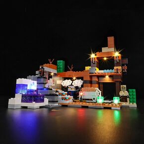 BrickSoul The Badlands Minecraft Playset Set Lego Light Kit, Led Light Kit for Lego 21263, Light Up Your Legos - NO Lego Blocks Set (Classic Version)