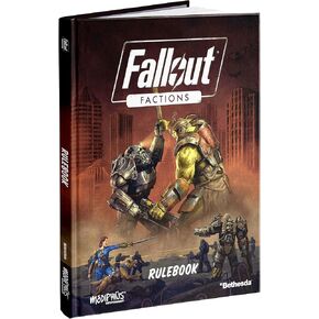 Modiphius Entertainment: Fallout: Factions - Core Rulebook - Hardcover RPG Campaign Book, Skirmish-Level Wargame, Control Wastelander Crews, 2 Player