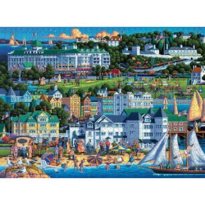 Buffalo Games - Eric Dowdle - Mackinac Island - 1000 Piece Jigsaw Puzzle for Adults - Challenging Puzzle Perfect for Game Nights - Finished Size is 26.75 x 19.75