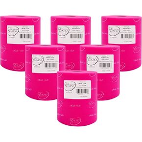 Expo International Decorative Matte Tulle, Roll/Spool of 6" X 200 Yards, Lightweight Polyester Tulle Fabric for Tutus, Costumes, and Party Decorations, Washable, Easy-to-Use, Red