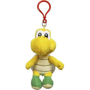 Little Buddy 1835 Super Mario - Koopa Troopa 5" Plush Dangler, Multicolor