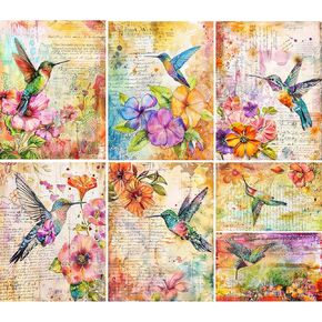 Bear Rice Papers, 8" x 10.5" (6 Sheets) – Decoupage Paper 6X Designs for Collage, Mixed Media, Card Making & Crafts, Decoupage by CRAFT KREATIVELY