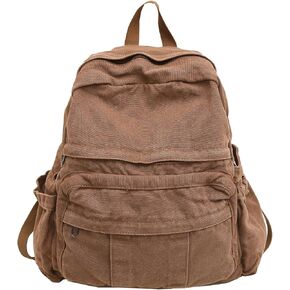 GAXOS Laptop Backpack for Women Travel Canvas Backpack for Women Vintage Aesthetic Backpack for School