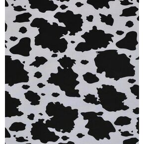 Cow Print Novelty Cotton Fabric Precut - One Yard