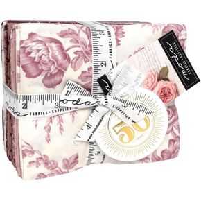 3 Sisters Favorites Vintage Linens Lavender Fields 21 Fat Quarters Moda Fabrics 44361AB