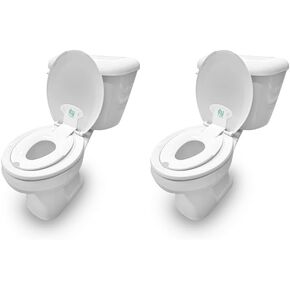 الإبداع: مقعد المرحاض القابل للطي والجلوس من Ingenuity (أبيض) - سهل التركيب والإزالة، مقعد التدريب على المرحاض الذي يتصل بمقعد المرحاض للبالغين in Kuwait