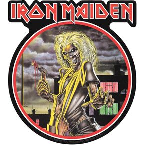 C&D Visionary Iron Maiden Eddie Sticker, Black, red