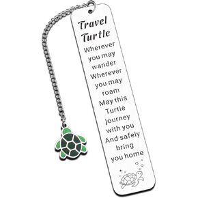 Turtle Bookmark, Back to School Supplies, Dorm Room Essentials for Guys, Summer Gift Travel Turtle Gifts Stress Relief Gifts for Women, Teacher Appreciation Gifts in Bulk Anxiety Relief Items