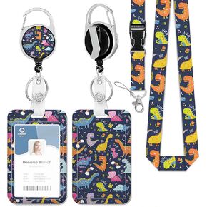 ID Badge Holder with Lanyard Basketball Closeup Retractable Badge Reel Carabiner Clip Lanyard Name Card Vertical ID Protector,ID Card Holder Keychain Name Badge Clip for Women Men
