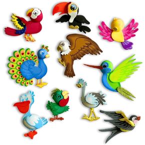 Foam Craft Shapes – 10-Piece Set for DIY Projects, Scrapbooking & Custom Decorations – Assorted Themes (Farm)