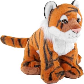 Wild Republic Cuddlekins Adult Tiger, Stuffed Animal, 12 Inches, Plush Toy, Fill is Spun Recycled Water Bottles