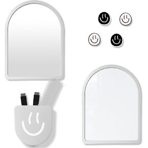 KEYDUACU 10 pcs - Locker Accessories, Locker Decorations Including Mirrors, whiteboards, Magnets and organizing Supplies. Ideal for Back-to-School Essentials and The Office (11 Pcs - Pink)