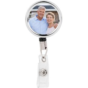 Andaz Press Retractable Badge Reel Holder with Clip, Heavy Duty Metal Name Tag Retractable ID Key Belt Clip Text Personalized, Elegant Script Font Quote, Phrase, Saying, Fully Custom Design Your Own in Saudi Arabia