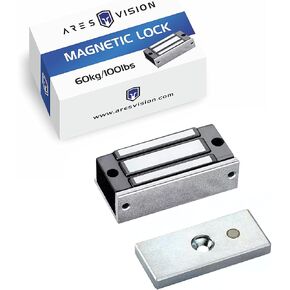 500 كجم 1200 رطل من القفل التجاري الكهرومغناطيسي ذو القوة القابضة 12 فولت، مؤشر LED عند إغلاق خيارات NO/NC، لباب واحد متأرجح للخارج in Kuwait