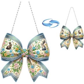 DIY Hanging Diamond Pendant Irregular Shape Design Diamond Art Painting Ornament Double Sided Pattern Single Sided for Window Home Garden Wall Door Decor-Wing