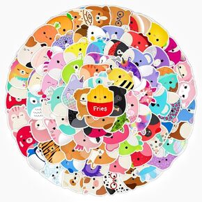 100Pcs Cute Stickers for Kids, Kindergarten Stickers Toys, Children Waterproof Stikers Decal for Water Bottlem Skateboard, Activity Supplies Festival Ornament (100Pcs Cute Stickers for Kids)