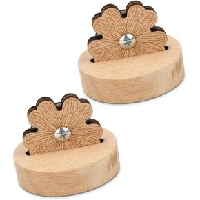 2 Pcs Daisy Thread Snip Cutters, Thread Cutter Blade Tools, Tabletop Blade Saver Thread Cutter, Yarn Cutter with Anti-Slip Stand