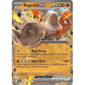 Pokemon - Regirock ex - 101/182 - Destined Rivals - Double Rare - Single Card