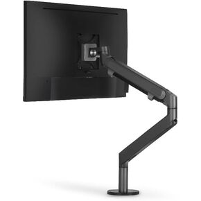 Monitor Stand Pneumatic arm Computer LCD Desktop Elevated Stand OZ-1 Desktop Base Universal Rotation(Silver)