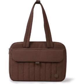 Laptop Tote Bag for Women, 14Inch&16 Inch Laptop Tote Bag with Luggage Trolley Strap for Work/Travel/College/Daily