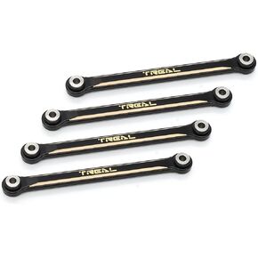 TREAL Brass FCX24 Lower Links Set (4pcs) Lower Chassis 4-Links for FMS FCX24 1:24