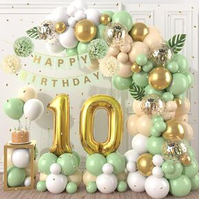 80th Birthday Decorations Navy Blue Silver,80th Balloon Garland with Number 80 Foil balloons,Happy Birthday Banner for Men Women 80 Birthday Party Decorations