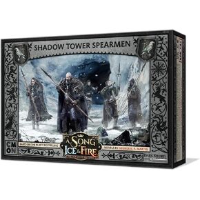 CMON A Song of Ice Fire Tabletop Miniatures Game Shadow Tower Spearmen Unit Box | Strategy Game for Teens Adults | Ages 14+ | 2+ Players | Avg. Playtime 45-60 Minutes | Made, Multi Color (SIF313)