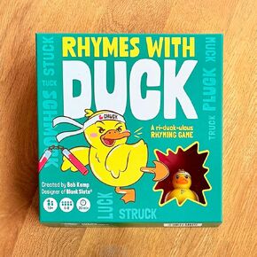 Rhymes with Duck Board Game – Fun Wordplay Game for Families and Parties