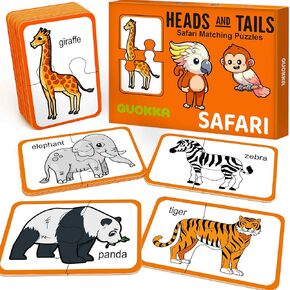 QUOKKA Toddler Puzzles Ages 2-4 – 100% Self-Correcting 16 Matching Pairs of Fruits Veggies – Educational Toddler Puzzles Ages 1-3 with 32 Pieces - Memory Matching Games for 3-5 Years Old Boys & Girls