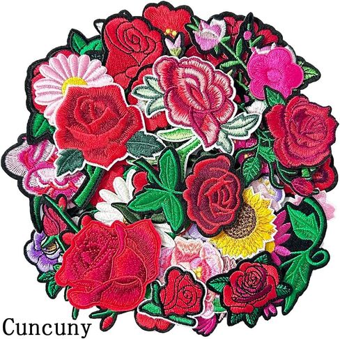 متنوع كلمة زهرة ملونة الترتر Kids Girls Patch Cuncuny خياطة على/الحديد على رقعة زين حرفة DIY البقع المطرزات المطرزة (ترتر متنوعة) in Kuwait