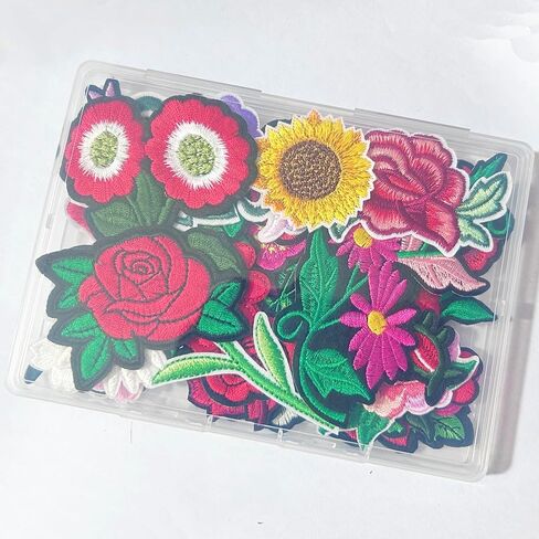 متنوع كلمة زهرة ملونة الترتر Kids Girls Patch Cuncuny خياطة على/الحديد على رقعة زين حرفة DIY البقع المطرزات المطرزة (ترتر متنوعة) in Kuwait