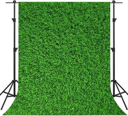 خلفيات العشب الأخضر الطبيعي للتصوير الفوتوغرافي 6x6FT الربيع خلفيات العشب واقعية لاستحمام الطفل حفلة عيد ميلاد التقطت الصور LUZZ440 in Kuwait