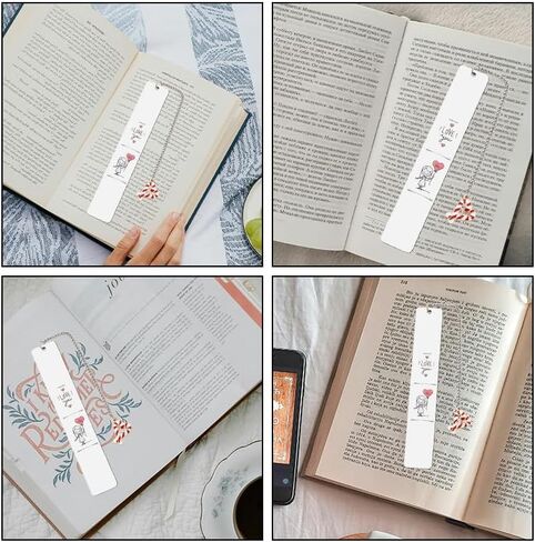 Cat Bookmark Gifts for Girls Book Lover Christmas Gift Ideas Cat Lady Gifts for Women Cat Mom Reading Book Gifts Funny Birthday Gifts for Readers Book Club Keepsake Book Marker Cat Page Book Marks in Saudi Arabia