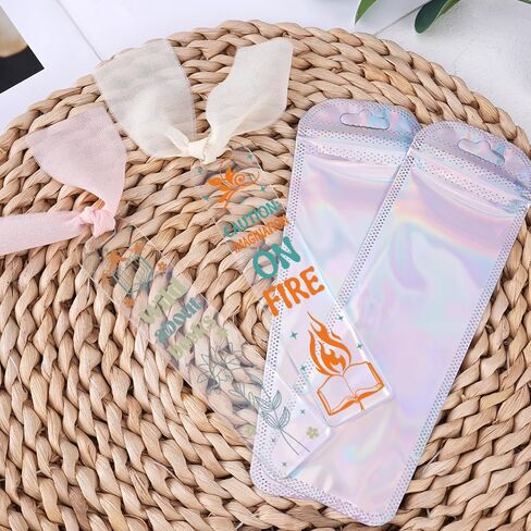 Grove Acrylic Bookmark Blanks - 60 Pcs Cute Book Flower Bookmark Making Kit Bulk Funny Aesthetic UV DTF Transfer Stickers Wraps Decals Reading Lover Bookish Women Girl Reader DIY Craft Gifts in Saudi Arabia