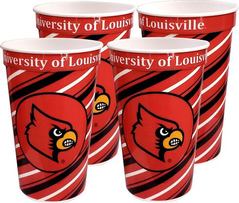 Utah Utes Souvenir Cups 22 oz 4 Pack by Westrick in Saudi Arabia