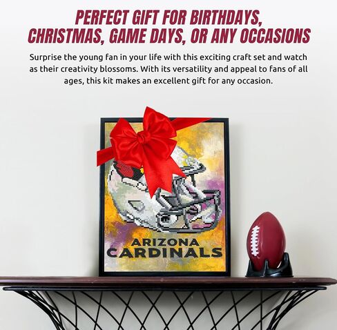 Sporticulture NFL Philadelphia Eagles Diamond Painting Craft Kit – Officially Licensed DIY Fan Art for All Skill Levels, Includes Pre-Sorted Gems, Craft Tray with Instructions – Perfect for Framing in Kuwait
