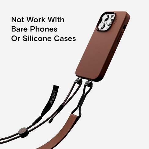 MOFT Phone Lanyard, Universal Adjustable Detachable Crossbody Long Lanyard with Phone Patch, Compatible with Most Smartphones, Bare Phone, Length up to 150cm, Misty Cove in Kuwait