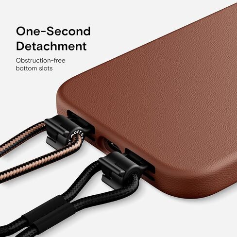 MOFT Phone Lanyard, Universal Adjustable Detachable Crossbody Long Lanyard with Phone Patch, Compatible with Most Smartphones, Bare Phone, Length up to 150cm, Misty Cove in Kuwait