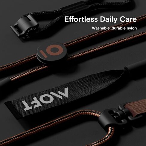 MOFT Phone Lanyard, Universal Adjustable Detachable Crossbody Long Lanyard with Phone Patch, Compatible with Most Smartphones, Bare Phone, Length up to 150cm, Misty Cove in Kuwait
