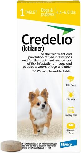 Credelio Tick & Flea الوقاية من الغش وعلاج الكلاب 50.1-100 رطل. | 6 أشهر العرض in Saudi Arabia