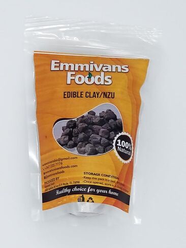 Emmivans Nzu Edible Clay African Chalk, 4 oz Salty in Saudi Arabia