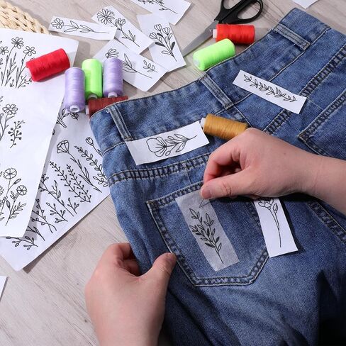 أنماط التطريز القابلة للذوبان في الماء ، وثبات ، و 3 أوراق ، وعصا زهرة ، وغرزة ، غسل ورق تطريز ، ورقات مقموسة ، أوراق ، أوراق ، أوراق ، أوراق ، أوراق ، in Kuwait