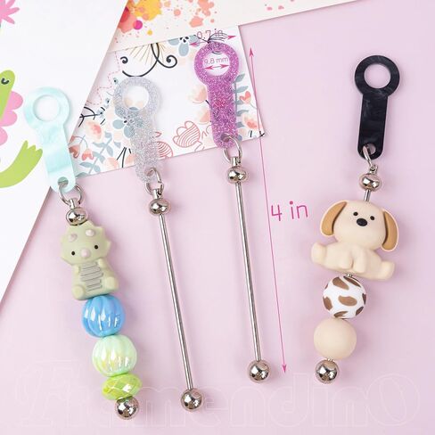 Framendino, 6 Pack Beadable Straw Charm Cup Dangle Adapters for Tumbler Decoration in Saudi Arabia